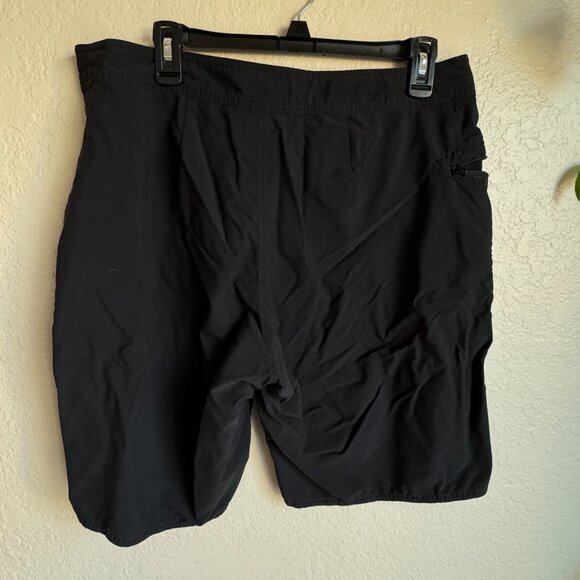 Patagonia Men’s Black Performance Shorts | Size 35 | Drawstring & Zip Pocket - Picture 3 of 4